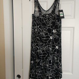 Black & white mid length sundress 2